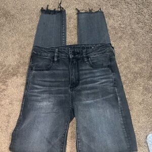 American Eagle Charcoal Super Stretch Jeans